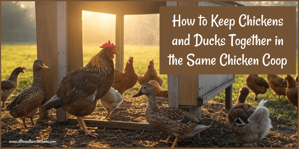 How to Keep Chickens and Ducks Together in the Same Chicken Coop